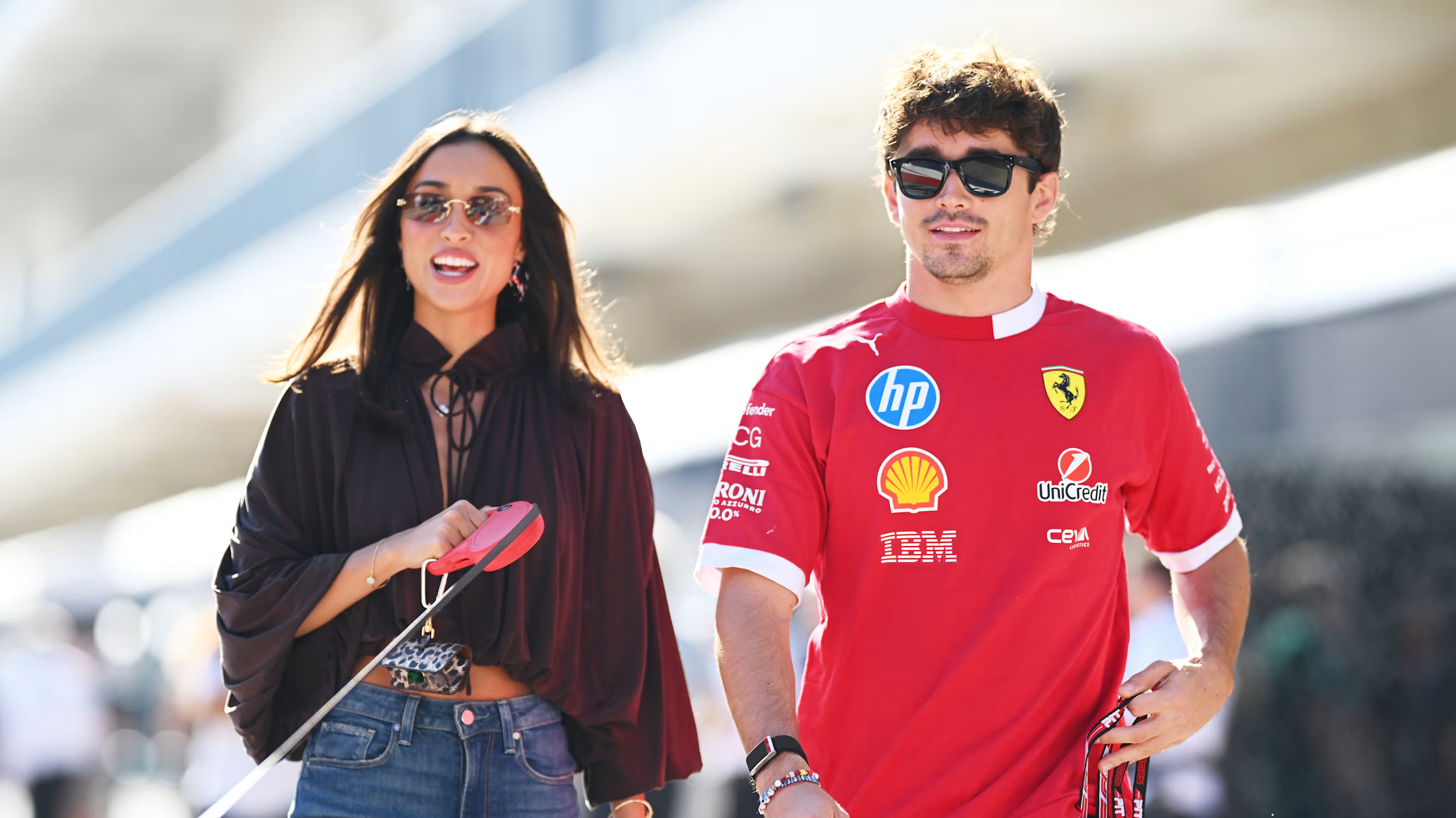 Charles Leclerc Announces Engagement to Alexandra Saint Mleux