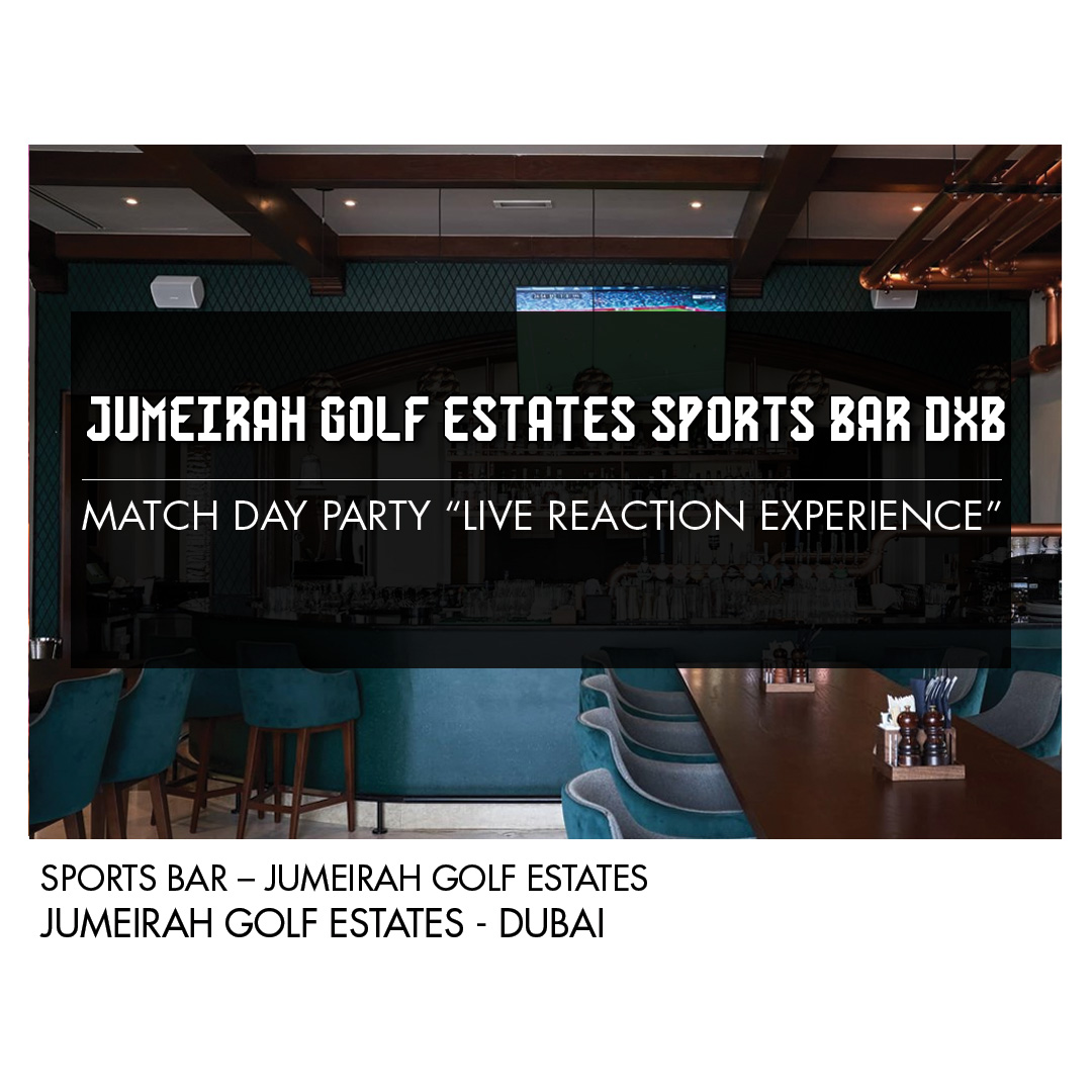 Sports Bar – Jumeirah Golf Estates